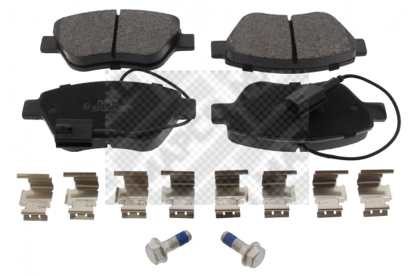 Brake Pad Set, disc brake (6616)