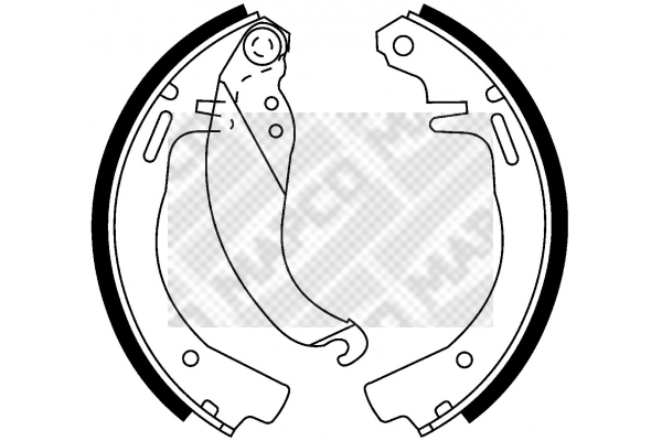 Brake Shoe Set (8791)