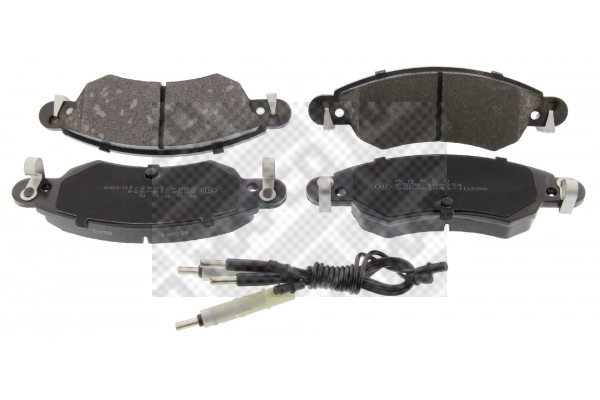 Brake Pad Set, disc brake (6558)