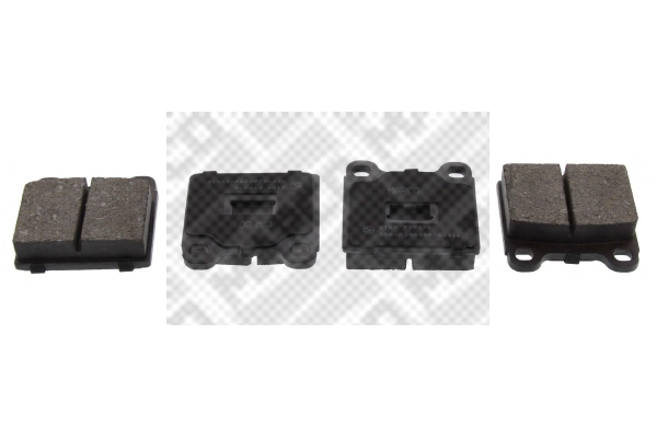 Brake Pad Set, disc brake (6106)