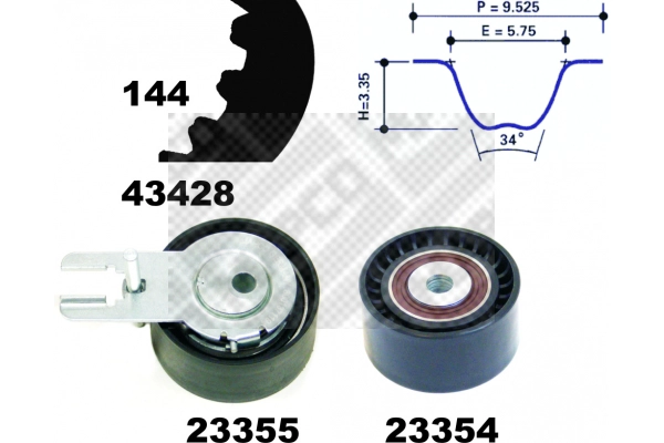 Timing Belt Kit (23400)