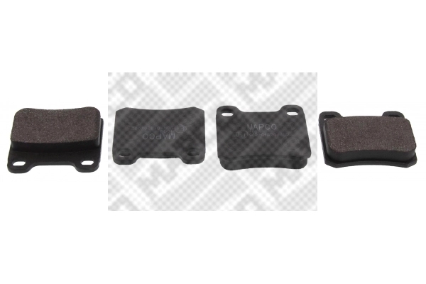 Brake Pad Set, disc brake (6184)