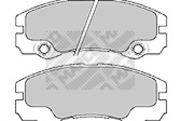 Brake Pad Set, disc brake (6585)