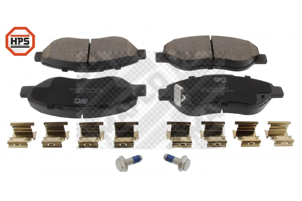 Brake Pad Set, disc brake (6007HPS)