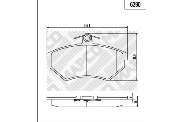Brake Pad Set, disc brake