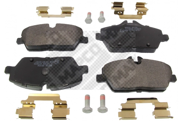 Brake Pad Set, disc brake (6639)