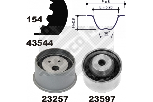 Timing Belt Kit (23544)