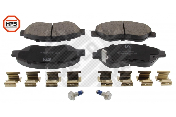 Brake Pad Set, disc brake (6018HPS)