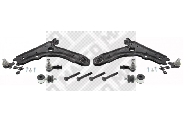 Control/Trailing Arm Kit, wheel suspension (53870)