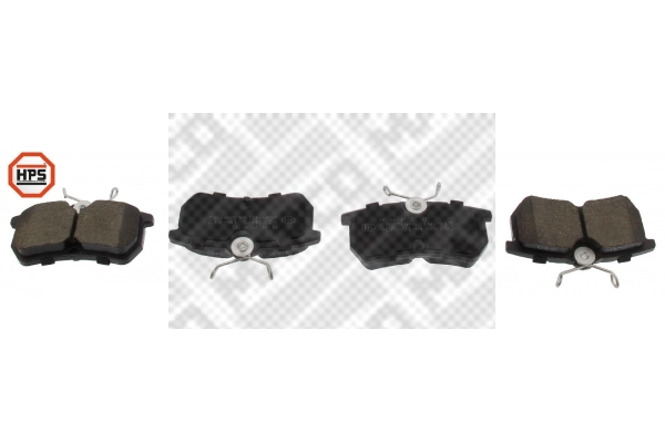 Brake Pad Set, disc brake (6523HPS)