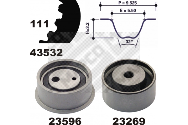 Timing Belt Kit (23532)