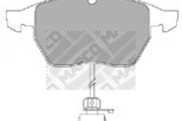 Brake Pad Set, disc brake (6396)