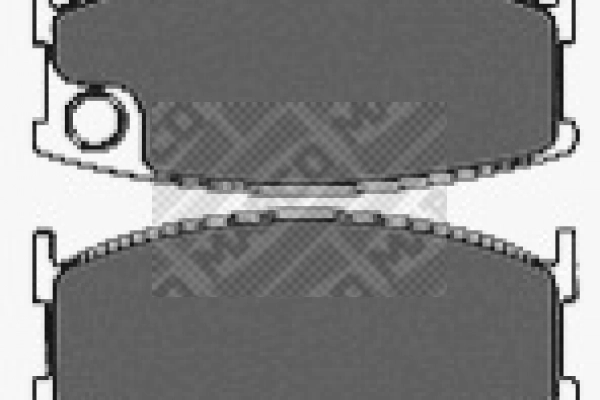 Brake Pad Set, disc brake (6147)