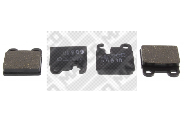 Brake Pad Set, disc brake (6134)