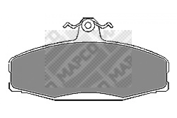 Brake Pad Set, disc brake (6322)