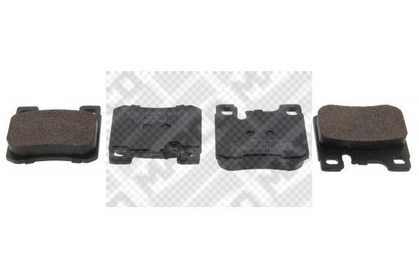Brake Pad Set, disc brake (6409)