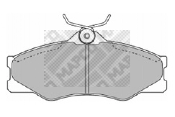 Brake Pad Set, disc brake (6265)