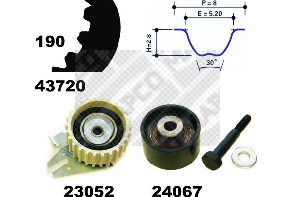 Timing Belt Kit (23720)