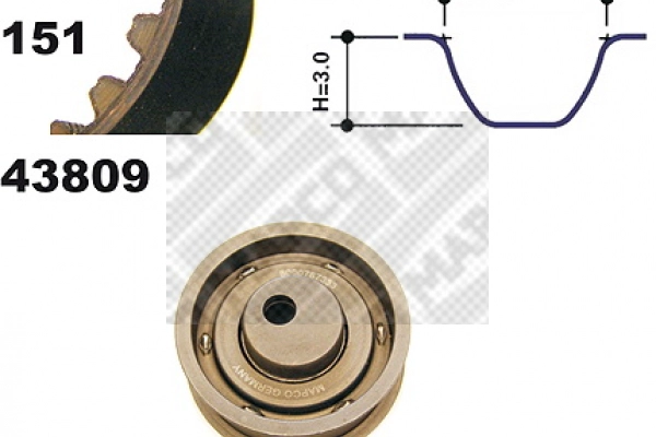 Timing Belt Kit (23809)