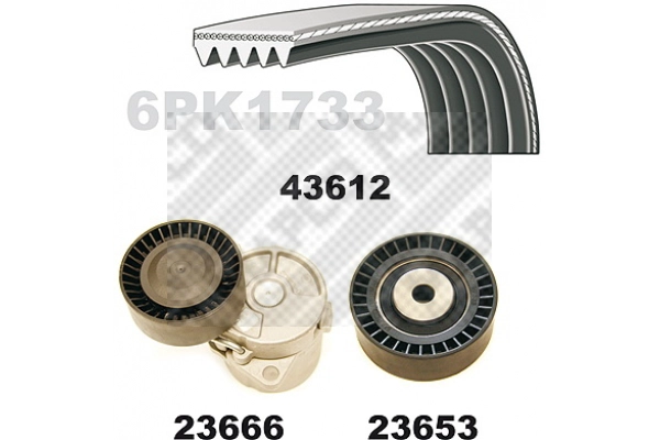 V-Ribbed Belt Set (23616)