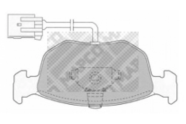 Brake Pad Set, disc brake (6506)