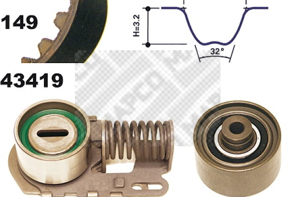 Timing Belt Kit (23419)