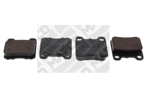 Brake Pad Set, disc brake (6704)