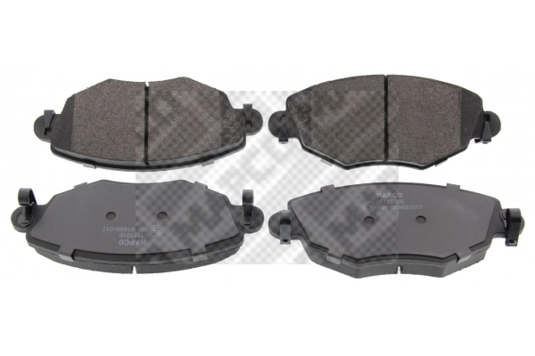 Brake Pad Set, disc brake (6544)