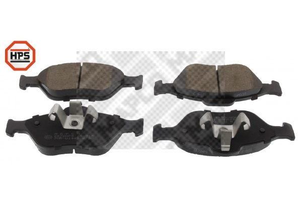 Brake Pad Set, disc brake (6672HPS)