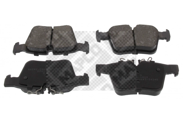 Brake Pad Set, disc brake (6038)