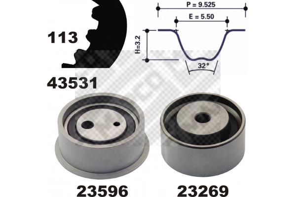 Timing Belt Kit (23531)