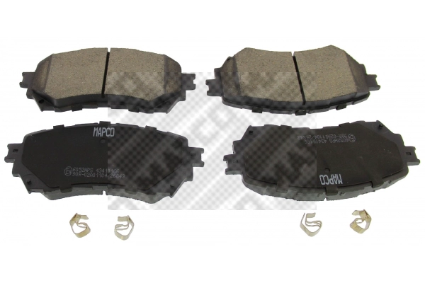 Brake Pad Set, disc brake (6052HPS)