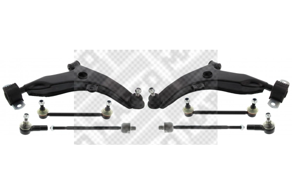Control/Trailing Arm Kit, wheel suspension (53908)
