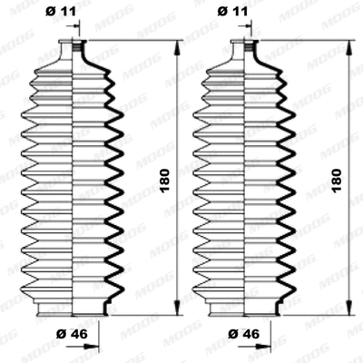 Bellow Kit, steering