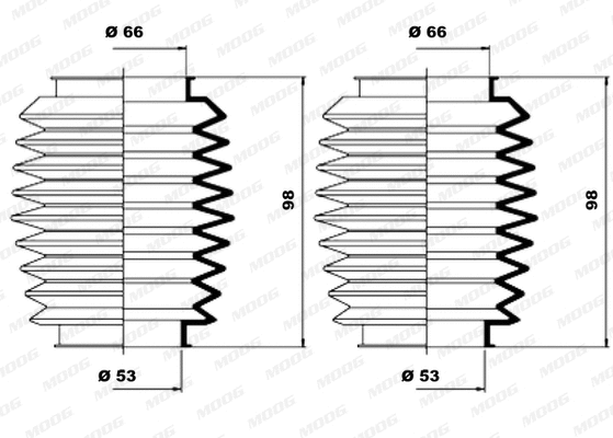 Bellow Kit, steering