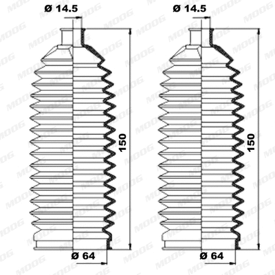 Bellow Kit, steering