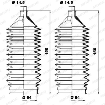 Bellow Kit, steering