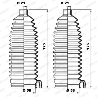 Bellow Kit, steering
