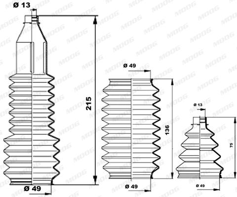 Bellow Kit, steering