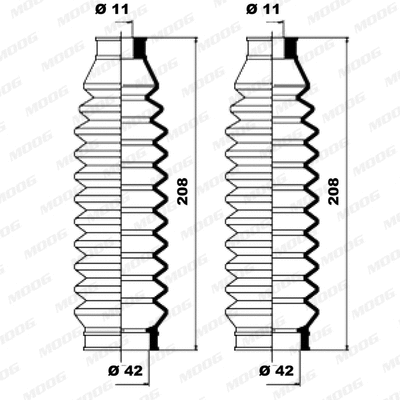 Bellow Kit, steering
