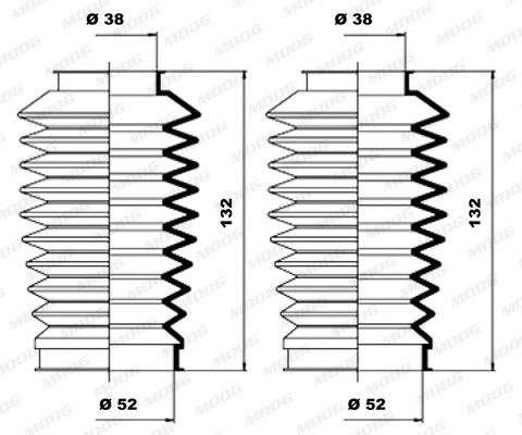 Bellow Kit, steering