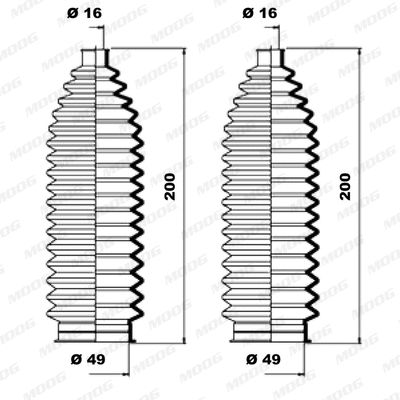 Bellow Kit, steering