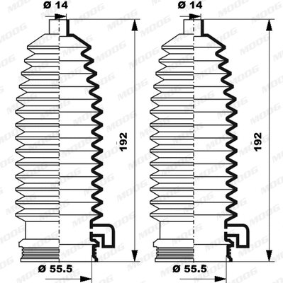 Bellow Kit, steering