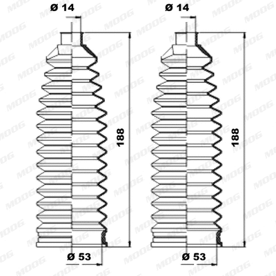 Bellow Kit, steering
