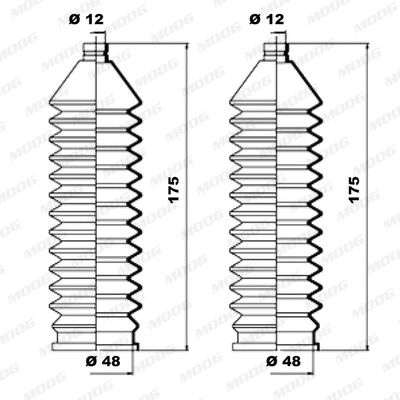 Bellow Kit, steering