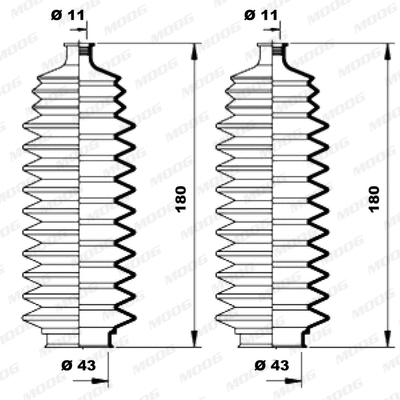 Bellow Kit, steering