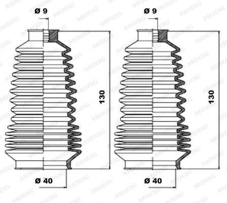 Bellow Kit, steering