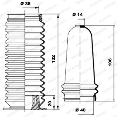 Bellow Kit, steering