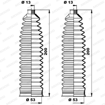 Bellow Kit, steering