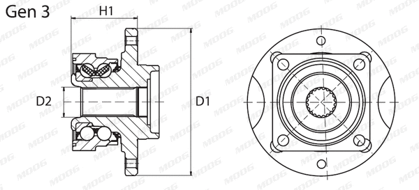 Wheel Bearing Kit (OP-WB-11089)